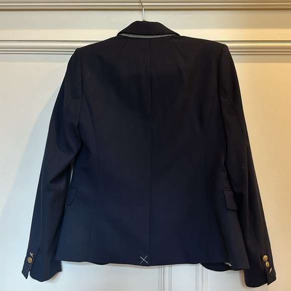 NWT J. Crew Blazer Womens 4 Navy - Picture 2 of 4